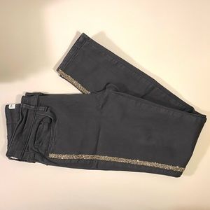 ZARA RHINESTONE SKINNY JEANS